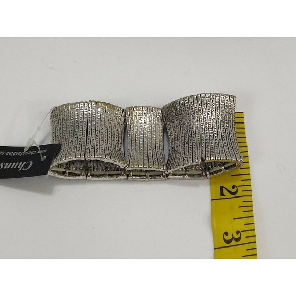 Chuns Fashion Women's Bracelet Silver Metal Cuffs - Picture 8 of 9